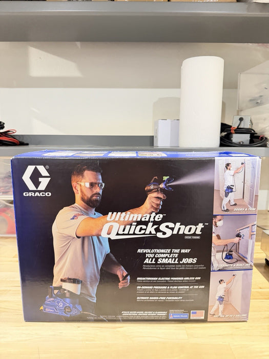 GRACO 826308 ULTIMATE QUICK-SHOT AIRLESS PAINT SPRAYER (NEW FACTORY SEALED) NEW