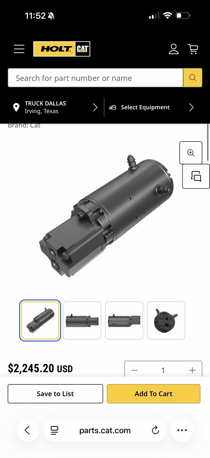 CAT 627-8940 24V ELECTRIC PUMP