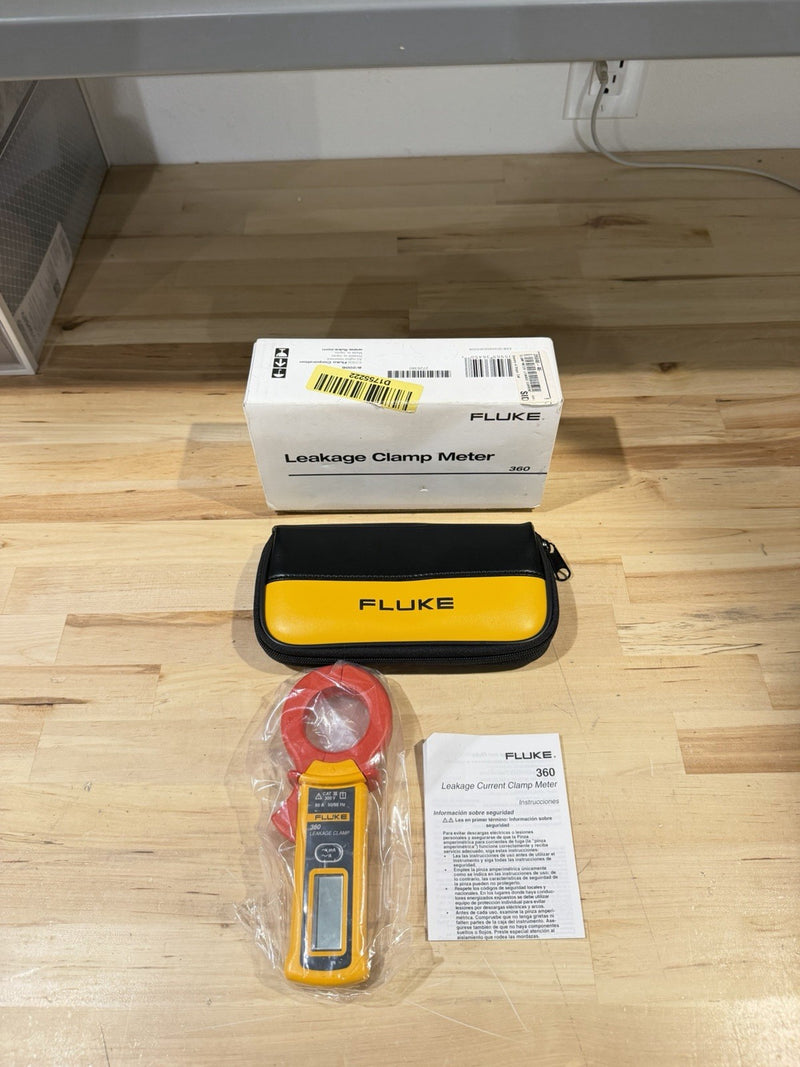 FLUKE 360 AC LEAKAGE CURRENT CLAMP METER TESTED RARE