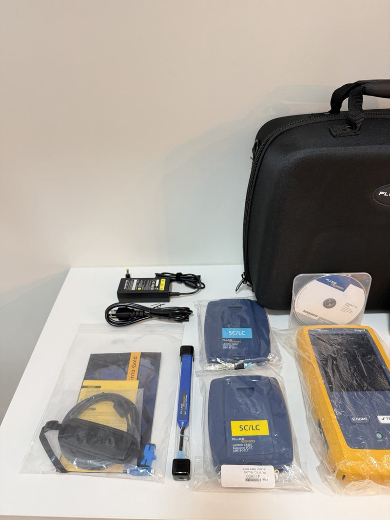 FLUKE NETWORKS OFP2-100-QI OPTIFIBER PRO QUAD OTDR V2 KIT (NEW SEALED) TESTED