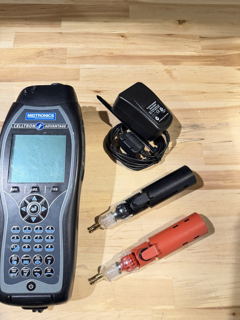 MIDTRONICS CAD-5200 CELTRON ADVANTAGE BATTERY ANALYZER TESTER TESTED