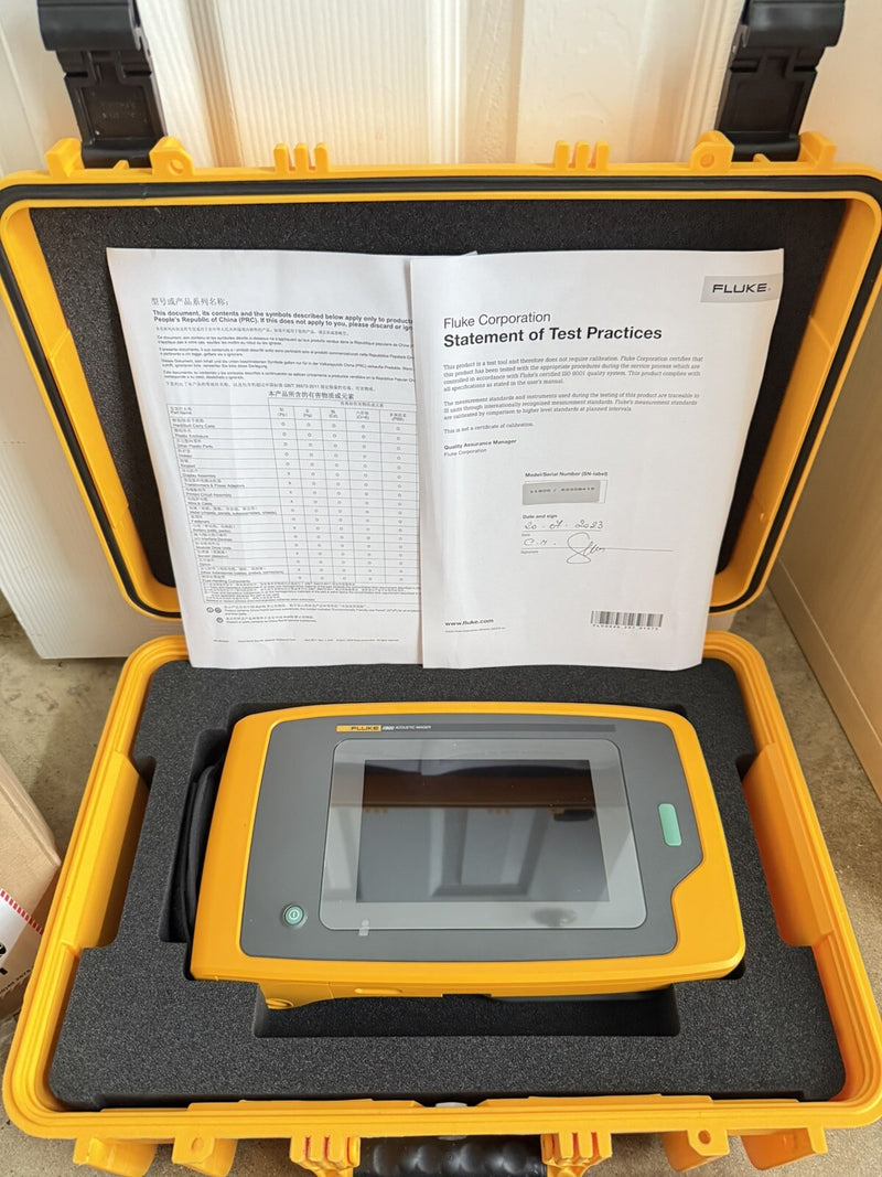 FLUKE II900 INDUSTRIAL ACOUSTIC MFD 2023