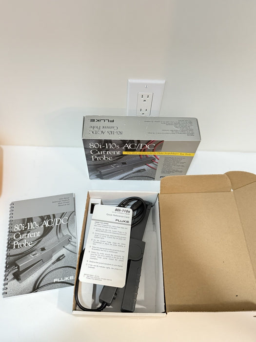 FLUKE 80i-110S AC/DC CURRENT PROBE (NEW FACTORY SEALED) NEW - SHIPS FAST