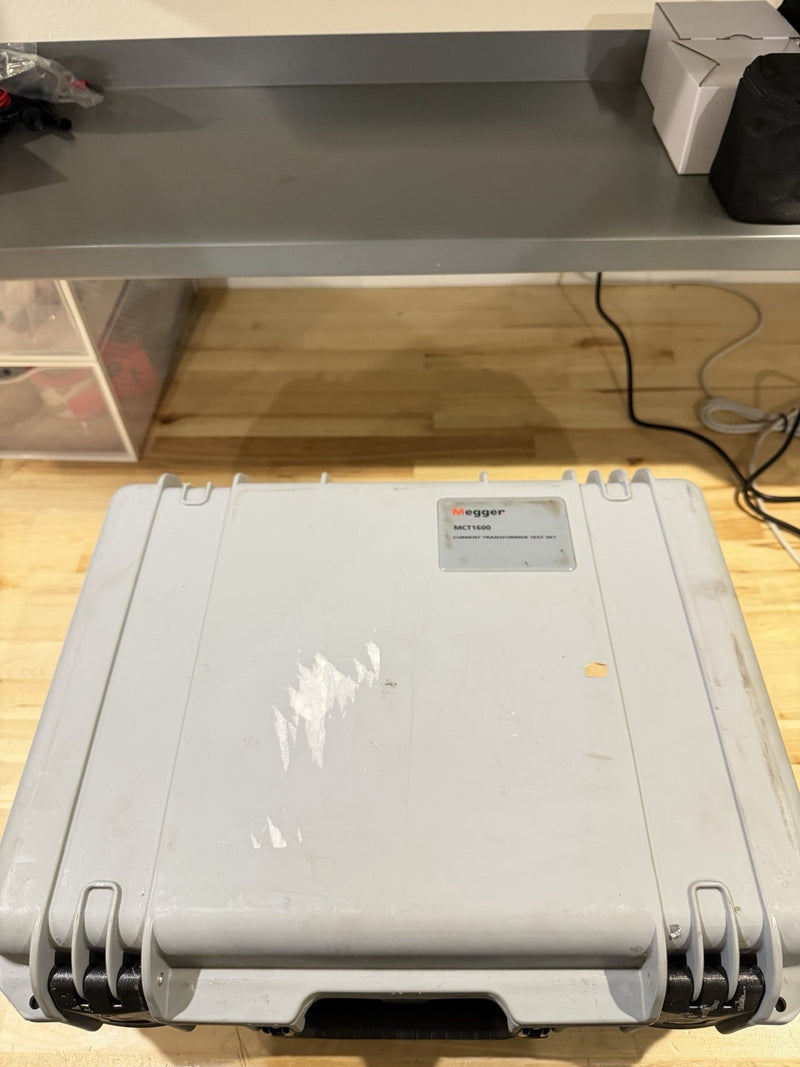 MEGGER MCT1600 CURRENT TRANSFORMER TEST SET FOR PARTS