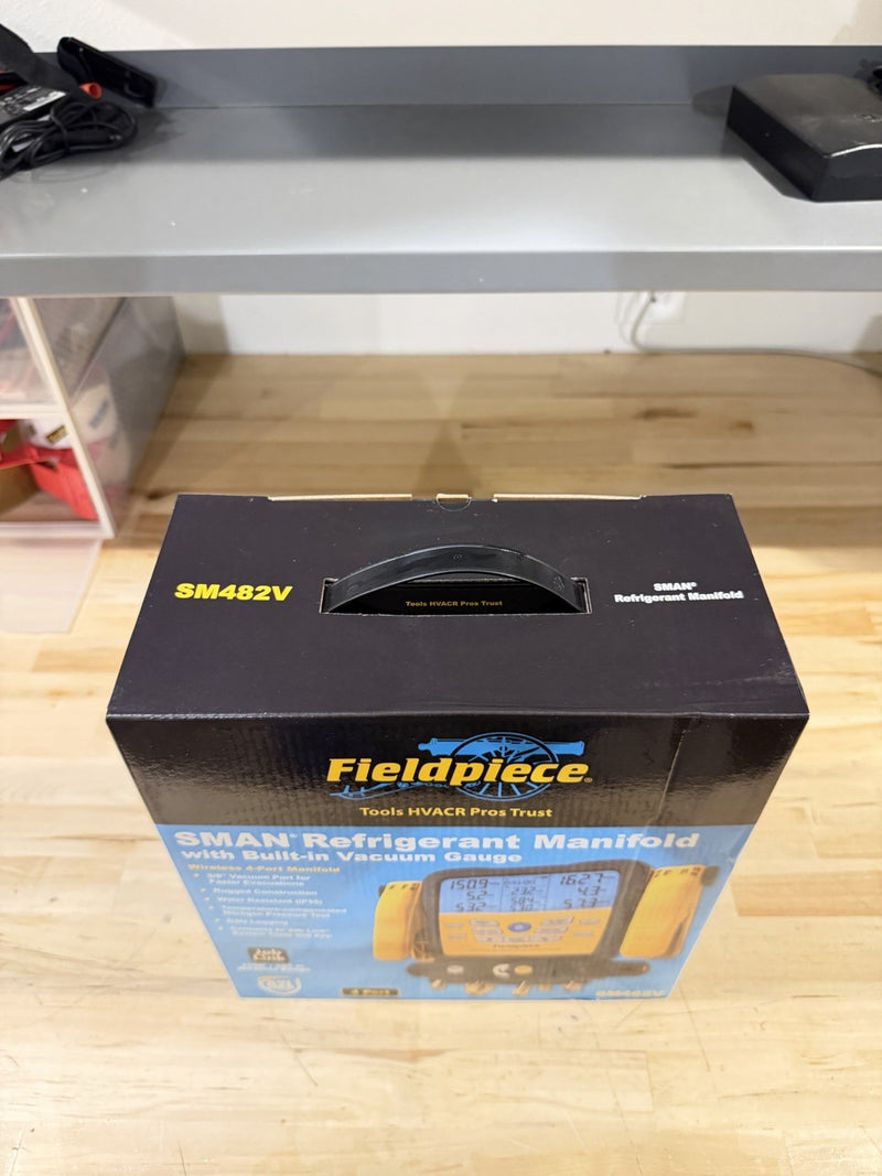 FIELDPIECE SM482V SMAN REFRIGERANT WIRELESS MANIFOLD 4 PORT (NEW SEALED)