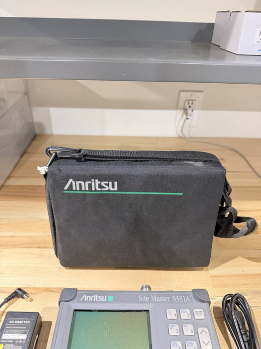 ANRITSU SITE MASTER S331A ANALYZER WITH CHARGER TESTED