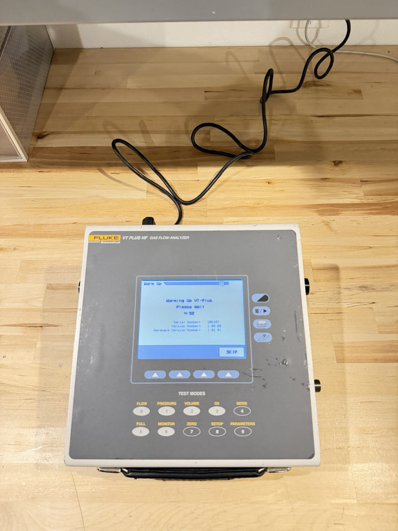 FLUKE VT PLUS HF GAS FLOW ANALYZER FOR PARTS