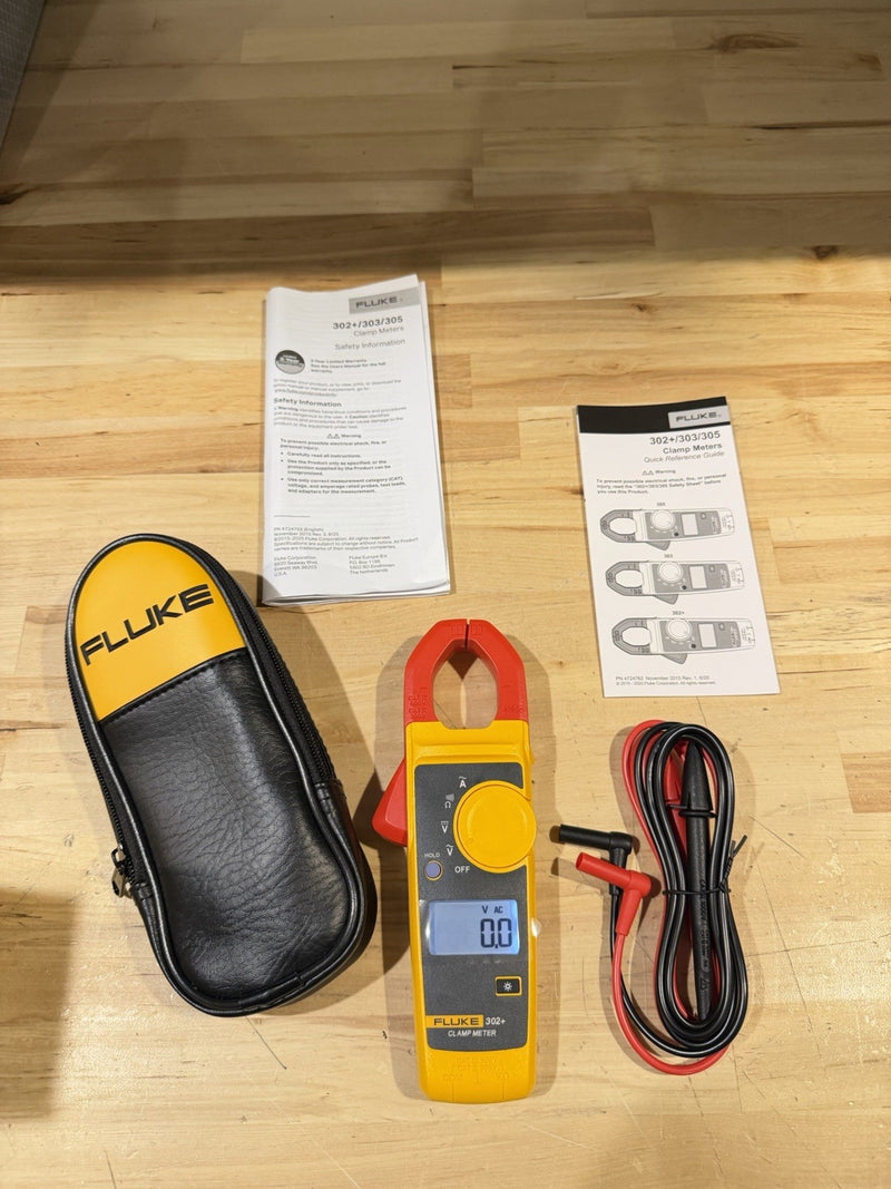 FLUKE 302+ CLAMP METER (NEW SEALED) SHIPS FAST