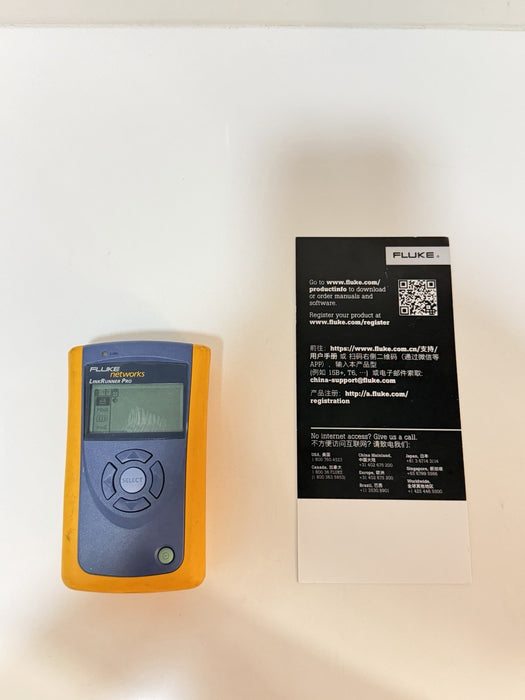 FLUKE NETWORKS LINKRUNNER PRO NETWORK TESTER TESTED