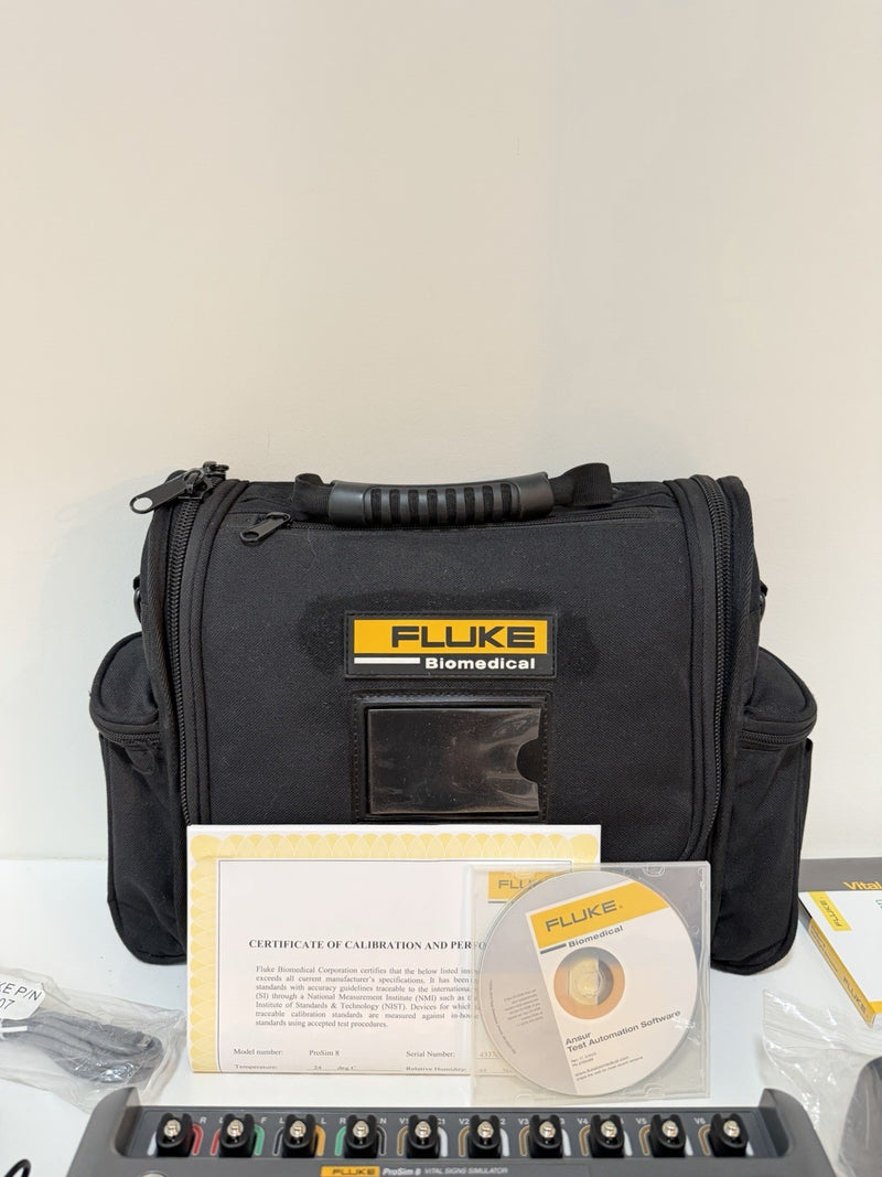 FLUKE BIOMEDICAL PROSIM 8 VITAL SIGNS SIMULATOR CALIBRATED 2023/2024