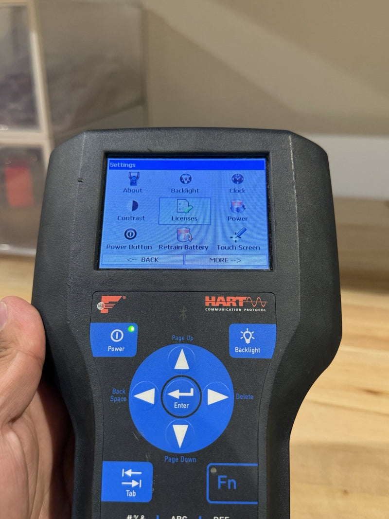 EMERSON HART 475 FIELD COMMUNICATOR TESTED