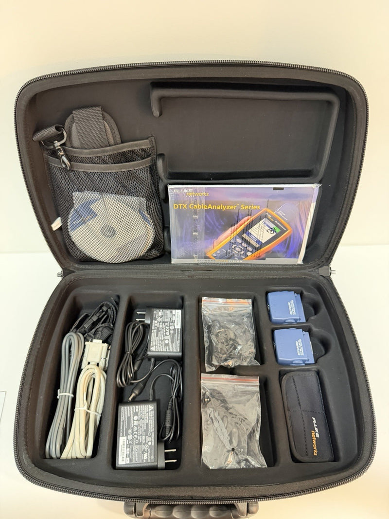 FLUKE NETWORKS DTX-1800 CABLE ANALYZER KIT RARE