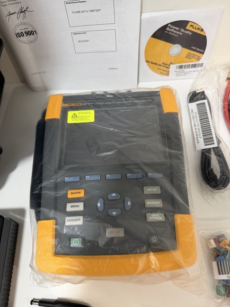 FLUKE 437 II POWER QUALITY & ENERGY ANALYZER