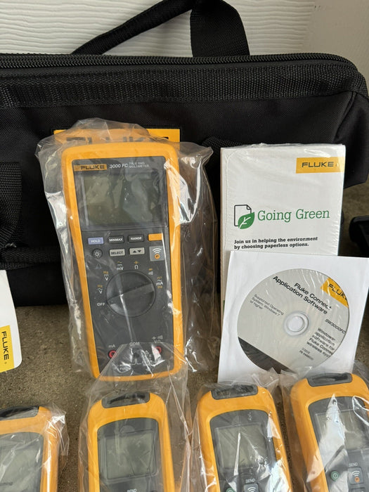 FLUKE 3000 FC IND WIRELESS TRUE RMS DIGITAL MULTIMETER INDUSTRIAL KIT NEW