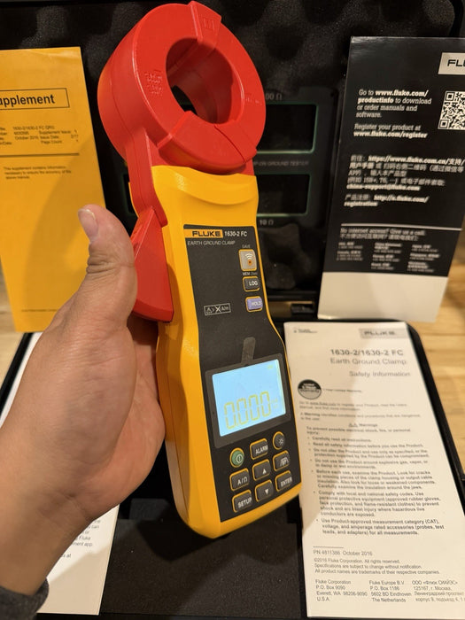 FLUKE 1630-2 FC EARTH GROUND CLAMP FREE SHIPPING