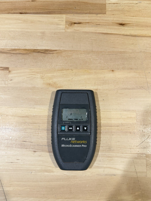FLUKE NETWORKS MICROSCANNER PRO CABLE VERIFIER TESTED