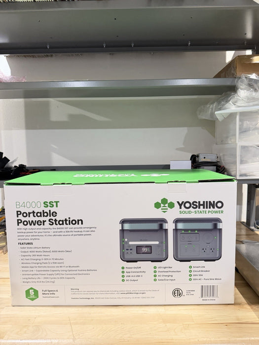 YOSHINO B4000 SST PORTABLE POWER STATION