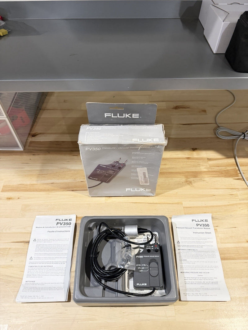 FLUKE PV350 PRESSURE VACUMM TRANSDUCER MODULE TESTED