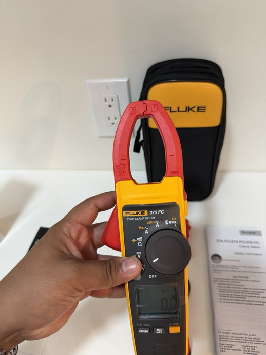 FLUKE 375 FC WIRELESS TRMS AC/DC CLAMP METER NEW SEALED