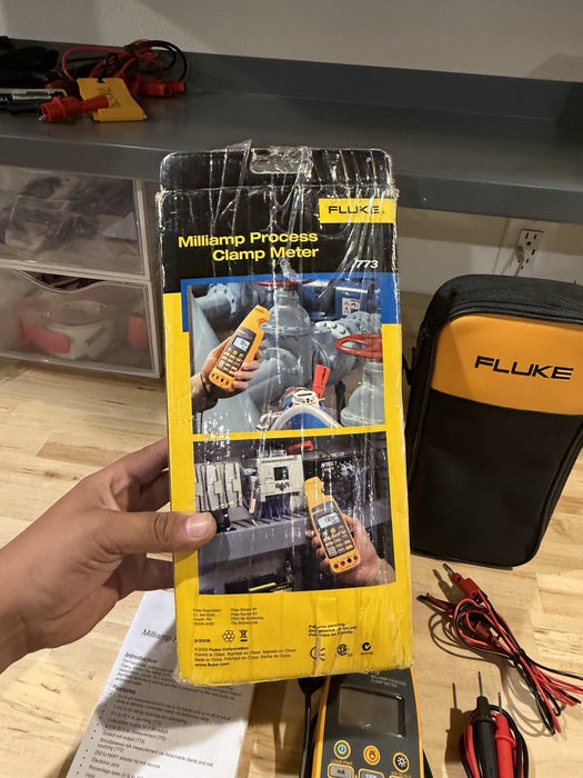 FLUKE 773 MILLIAMP PROCESS CLAMP (TESTED) FREE SHIPPING