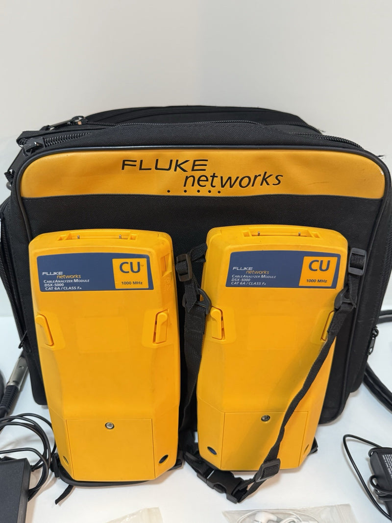 FLUKE NETWORKS DSX2-5000 VERSIV CAT6A CABLE CERTIFIER TESTER KITCALIBRATED2024