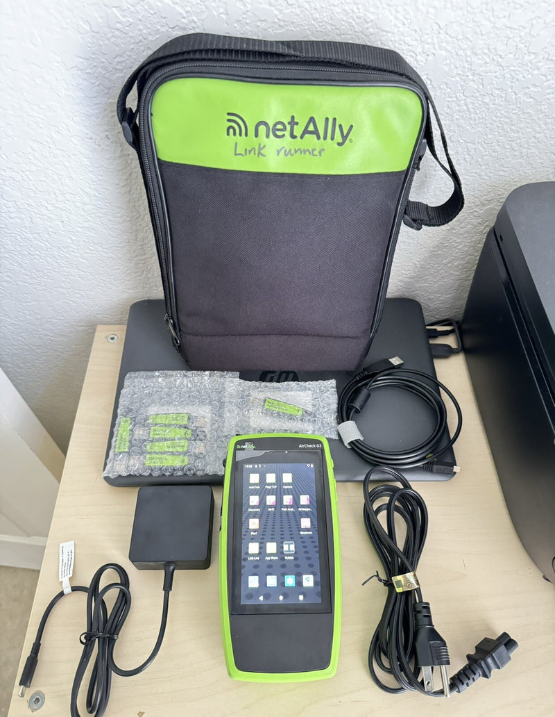 NETALLY, AIRCHECK G3 PRO WIRELESS TESTER KIT WITH 1-6 WIRE VIEW WITHBAG & CABLES