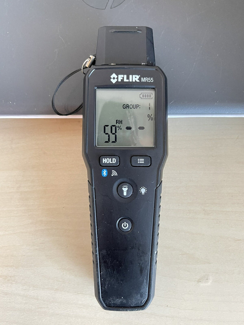 TELEDYNE FLIR MR55 PIN MOISTURE METER WITH BLUETOOTH TECHNOLOGY VERY GOOD
