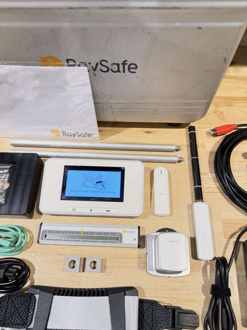 RAYSAFE X2 BASE UNIT KIT WITH SENSORS & ACCESSORIES TESTED