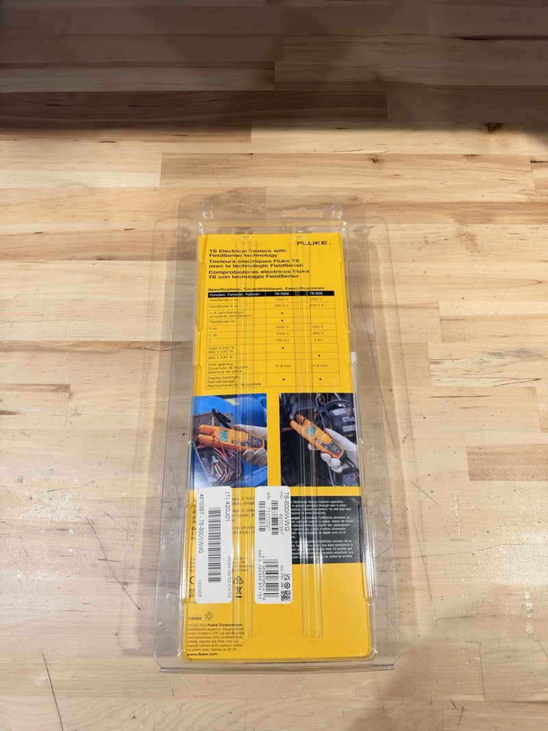 FLUKE T6-600 ELECTRICAL TESTER 600V CAT III (TESTED) SHIPS FAST NEW