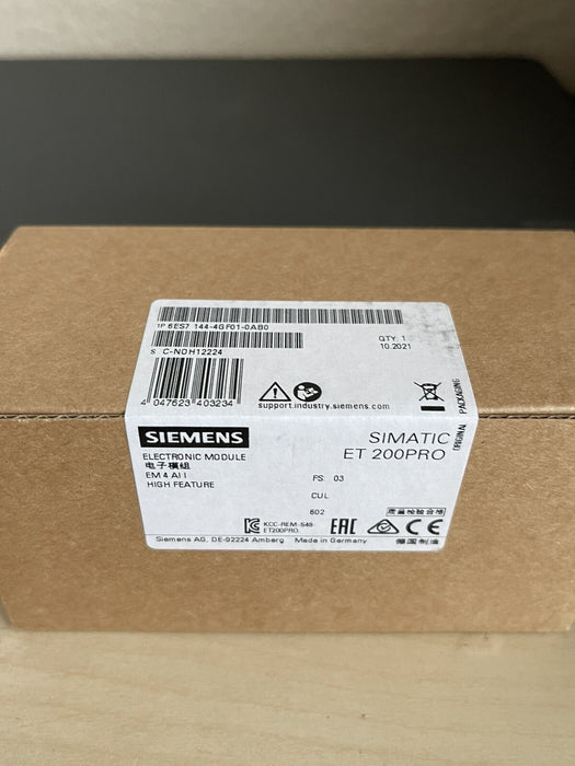 SIEMENS 6ES7144-4GF01-0AB0 ELECTRONIC MODULE
