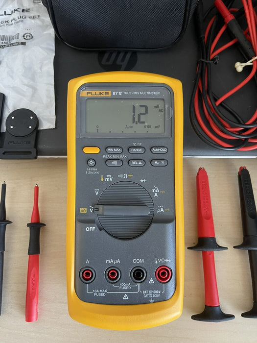 FLUKE 87V/E2 Electrician COMBO KIT TRUE-RMS MULTIMETER