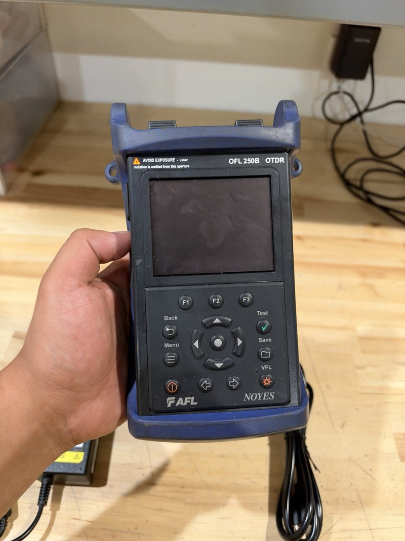AFL NOYES OFL 250B SM 1310/1550 FIBER OTDR W/ CHARGER - SHIPS FAST