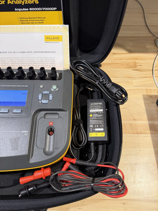 FLUKE IMPULSE 7000DP ANALYZER W/ LEADS & ACCESSORIES (FREE SHIPPING) TESTED