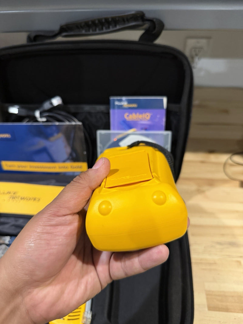 FLUKE NETWORKS CABLE IQ QUALIFICATION TESTER KIT TESTED