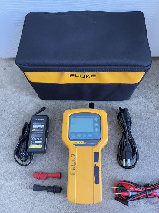FLUKE 983 PARTICLE COUNTER AIR QUALITY METER HVAC IAQ TESTED