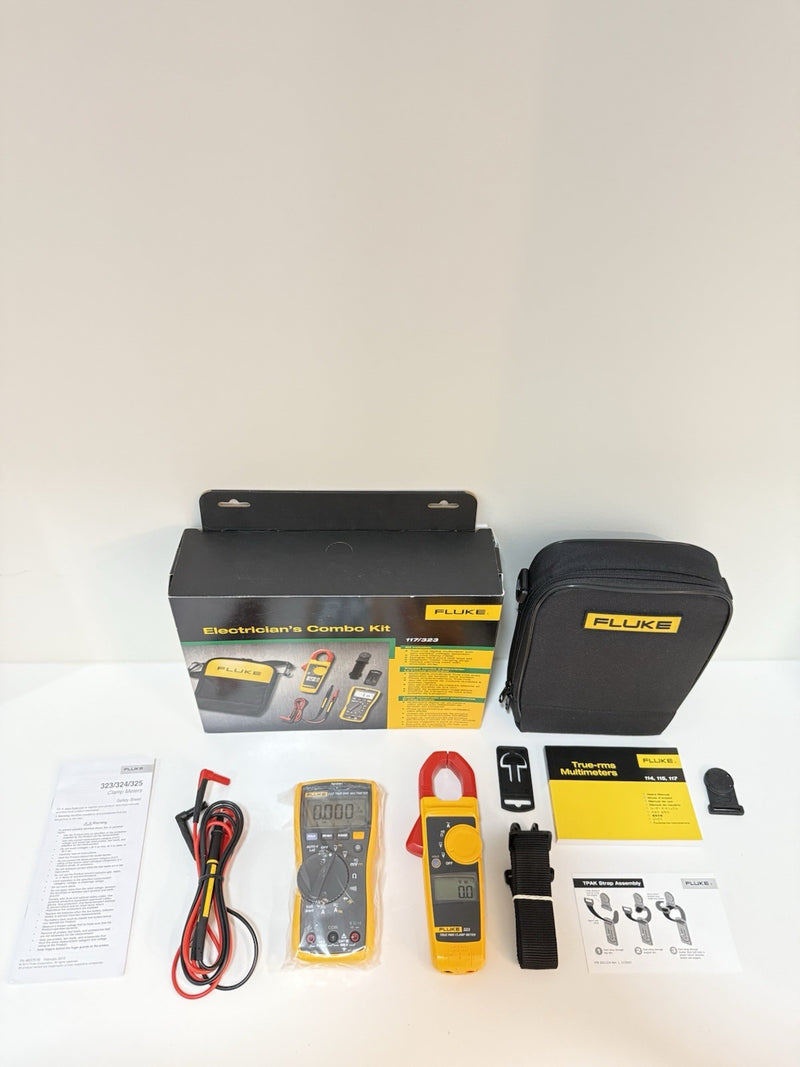 FLUKE 117/323KIT ELECTRICIANS COMBO KIT MFD 2026