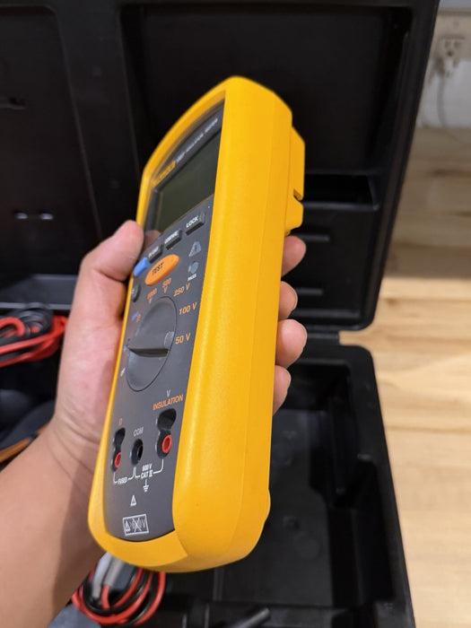 FLUKE 1507 INSULATION MULTIMETER WITH LEADS & CLIPS