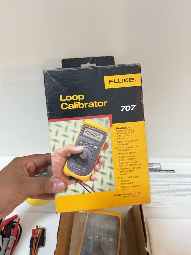 FLUKE 707 CURRENT LOOP CALIBRATOR