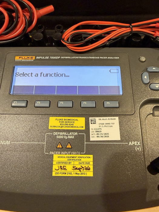 FLUKE IMPULSE 7000DP ANALYZER WITH LEADS & ACCESSORIES CALIBRATED 2026 TESTED