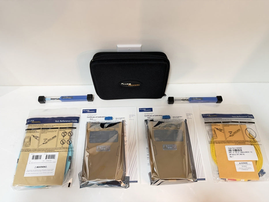 FLUKE NETWORKS CFP-QUAD CERTIFIBER PRO KIT (NEW FACTORY SEALED) CALIBRATED 2026