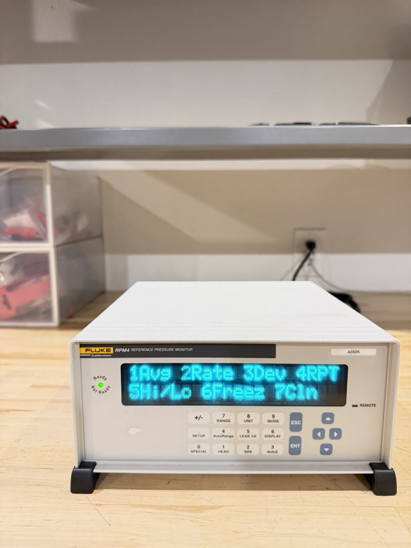 FLUKE RPM4 REFERENCE PRESSURE MONITOR RPM4 A350K 250KPA GAUGE 35PSI MAX