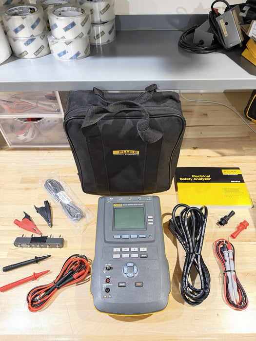 FLUKE ESA612 230V ELECTRICAL SAFETY ANALYZER WITH ACCESSORIES TESTED