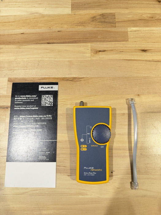 FLUKE INTELLITONE PRO 200 LAN TONER TESTED