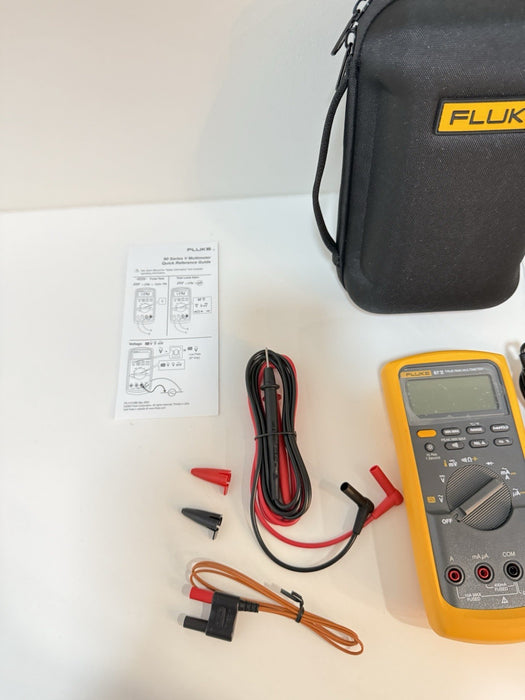FLUKE 87 V MULTIMETER COMBI KIT W/ i400 CLAMP & LEADS - SHIPS FAST (NEW)