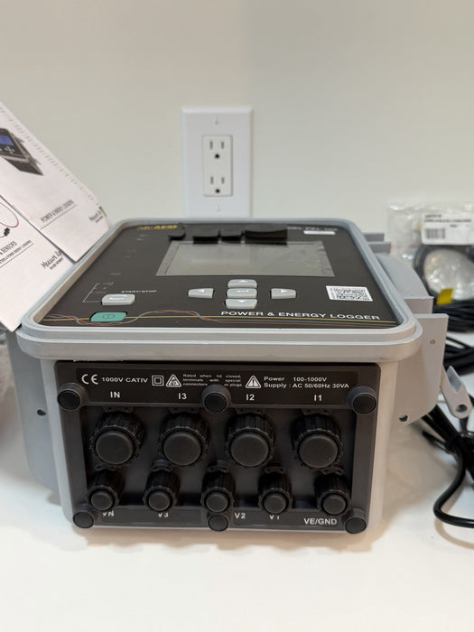 AEMC PEL 105 POWER & ENERGY LOGGER W/ ACCESSORIES (NEW SEALED) FREE SHIPPING