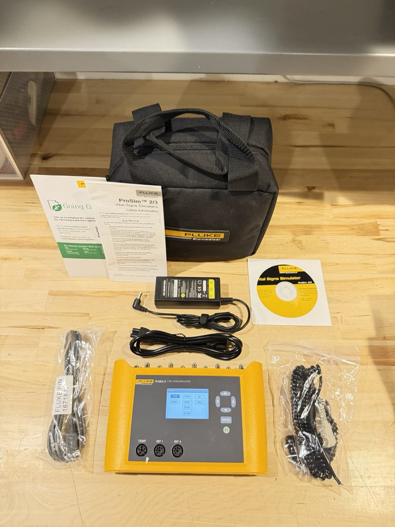 FLUKE BIOMEDICAL PROSIM 2 VITAL SIGNS SIMULATOR - FREE SHIPPING