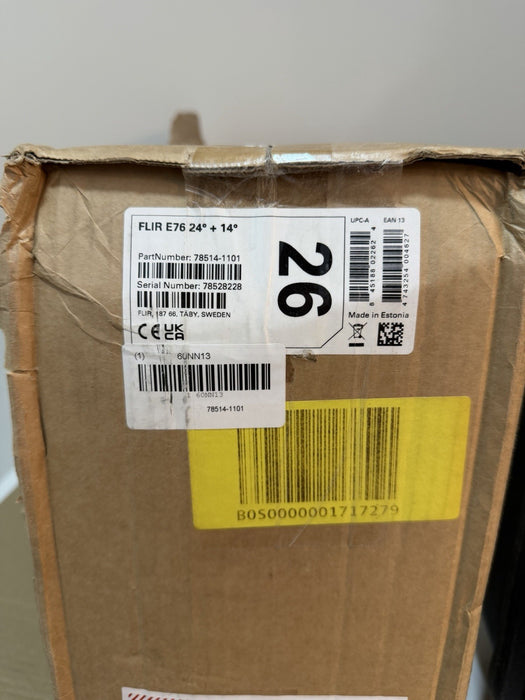 FLIR E76 24° + 14° THERMAL CAMERA NEW CALIBRATED 2025 NEW