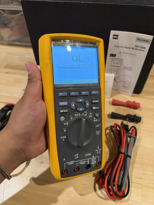 FLUKE 289/IMSK INDUSTRIAL DMM SERVICE KIT WITH I400 CURRENT CLAMP NEW