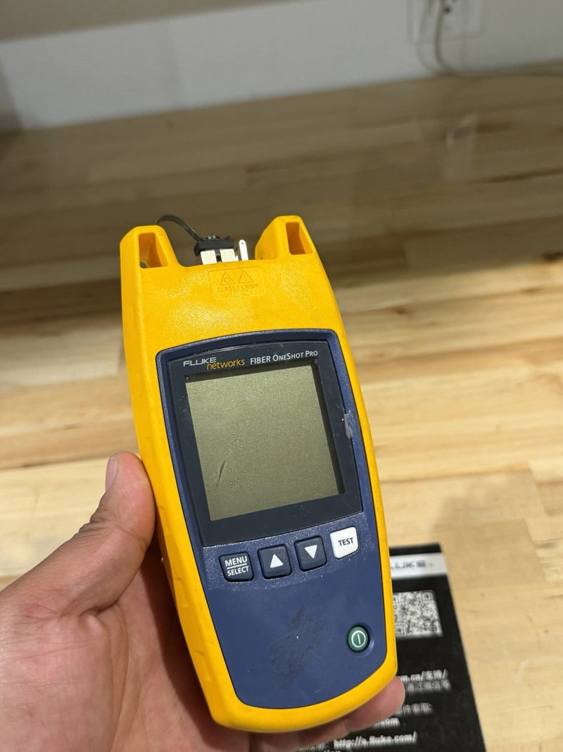 FLUKE NETWORKS FIBER ONESHOT PRO SINGLEMODE TESTER