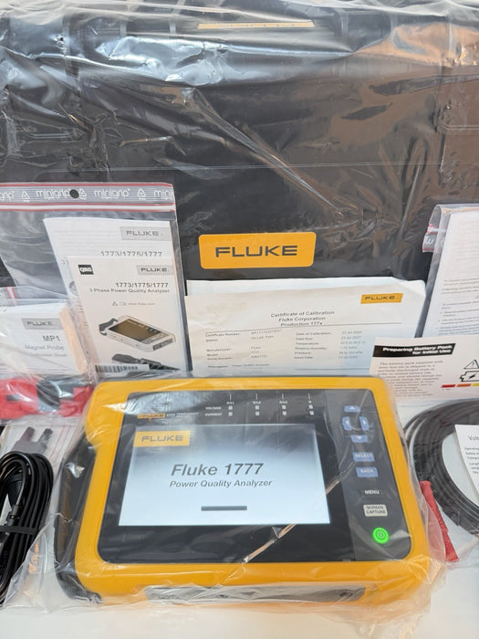 FLUKE 1777 POWER QUALITY ANALYZER (NEW FACTORY SEALED)CALIBRATED 2027 SHIPS FAST